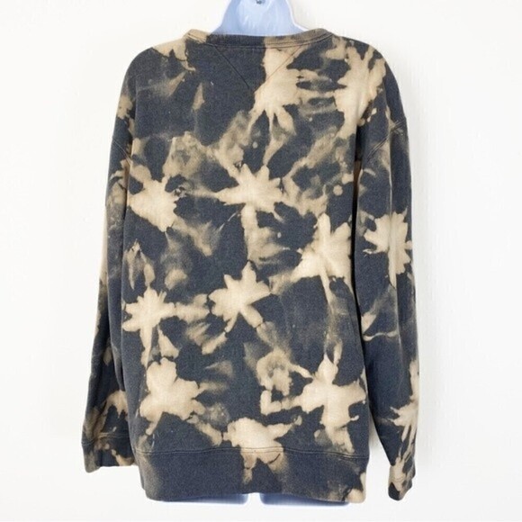 TOMMY HILFIGER Unisex Bleach Washed Crewneck Sweatshirt Size Medium Casual - Picture 5 of 7